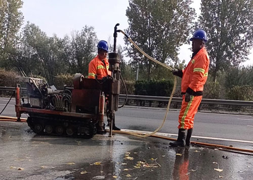 中江高速公路下沉注浆加固